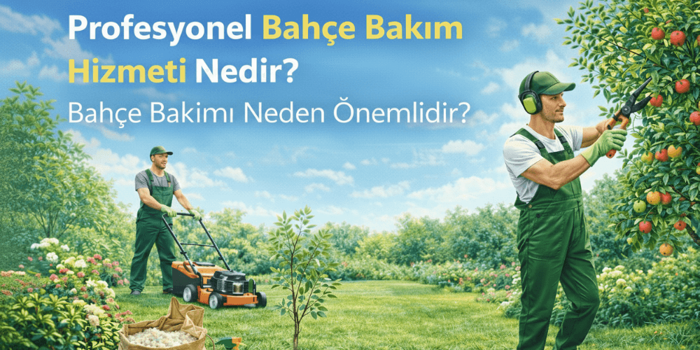 Profesyonel Bahçe Bakım Hizmeti Nedir? Bahçe Bakımı Neden Önemlidir?