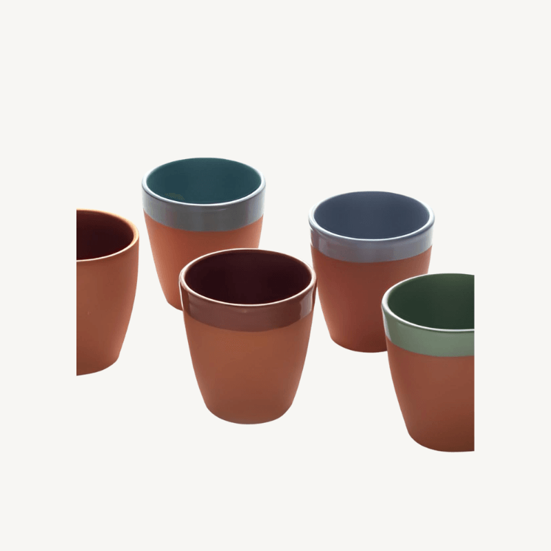 Kulpsuz Renkli Bardak